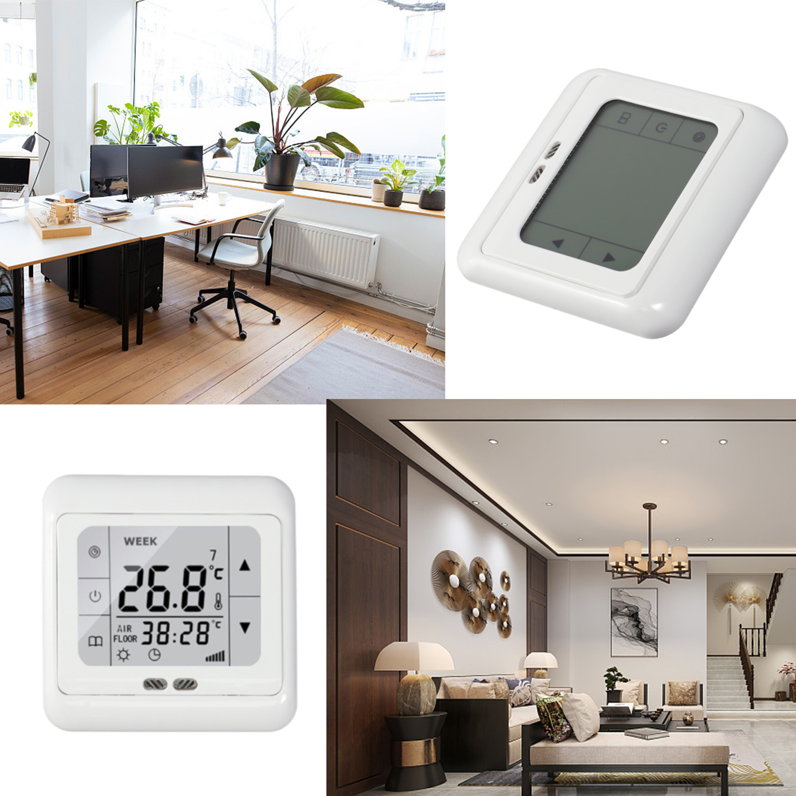 Home Improvement And Services - Home Improvement Thermostat Set Garden Home