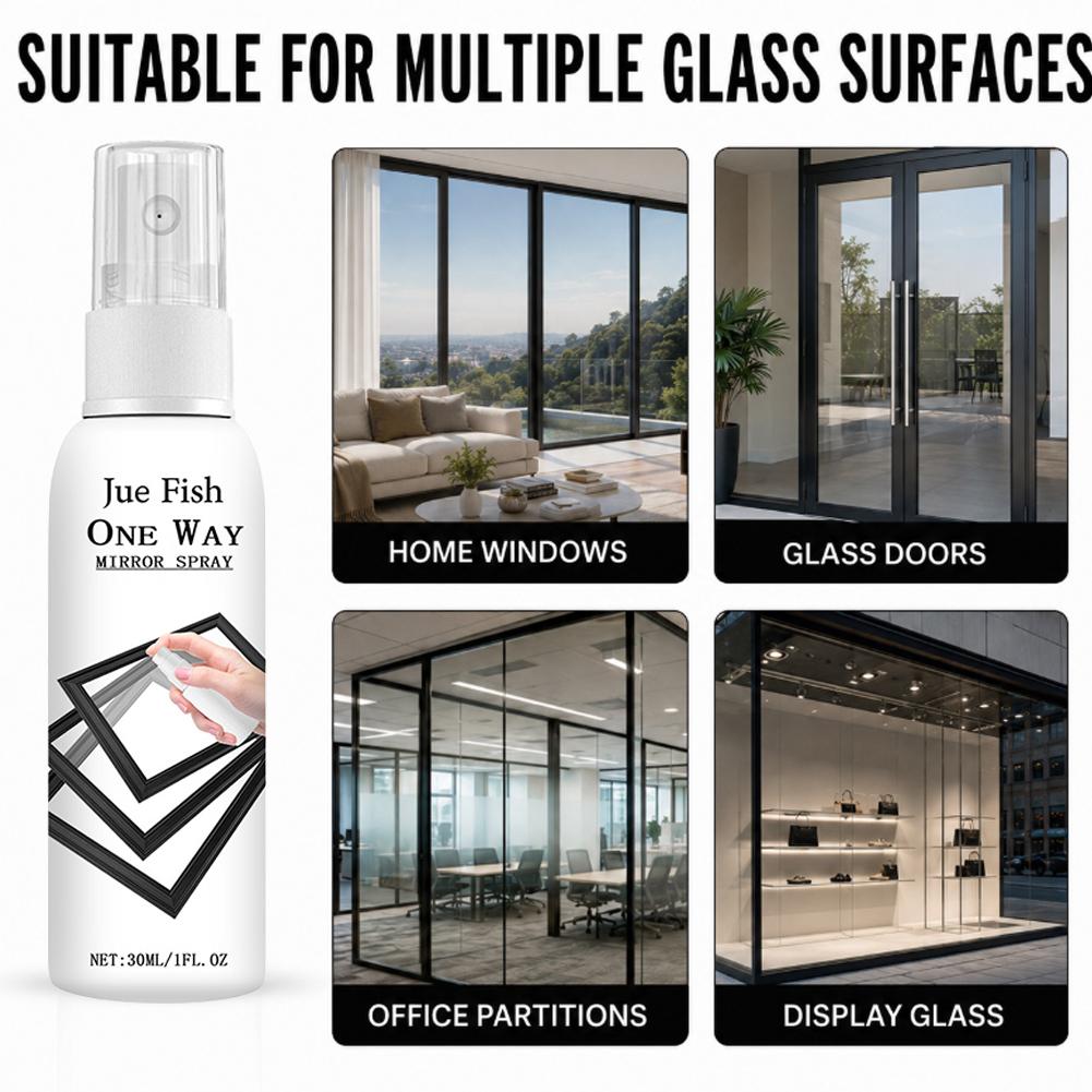 Home Improvement And Hardware - One Way Privacy Glass Spray Anti