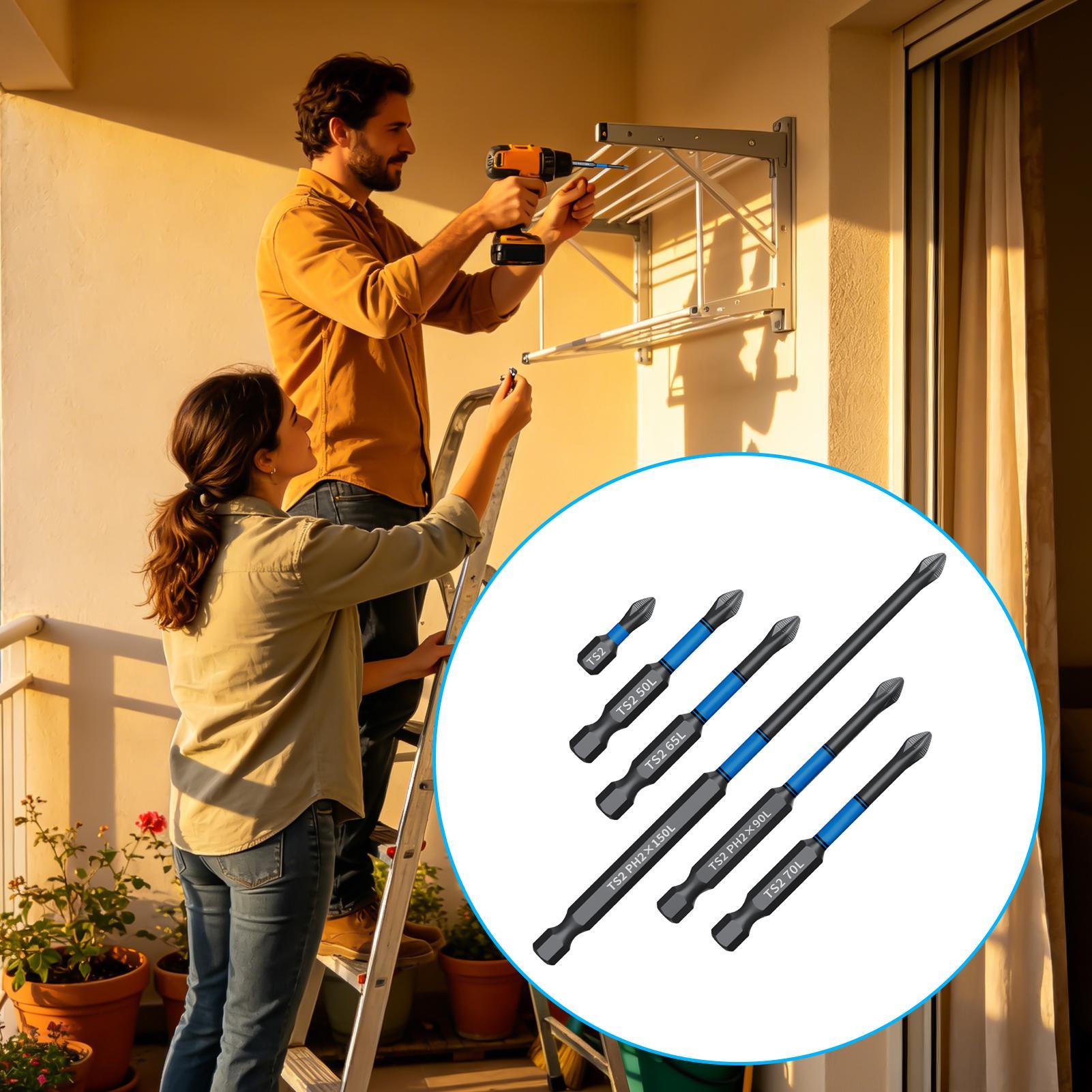 Screw Bit Set 6-Piece Precisio - đánh giá và giá Drill Bit Set