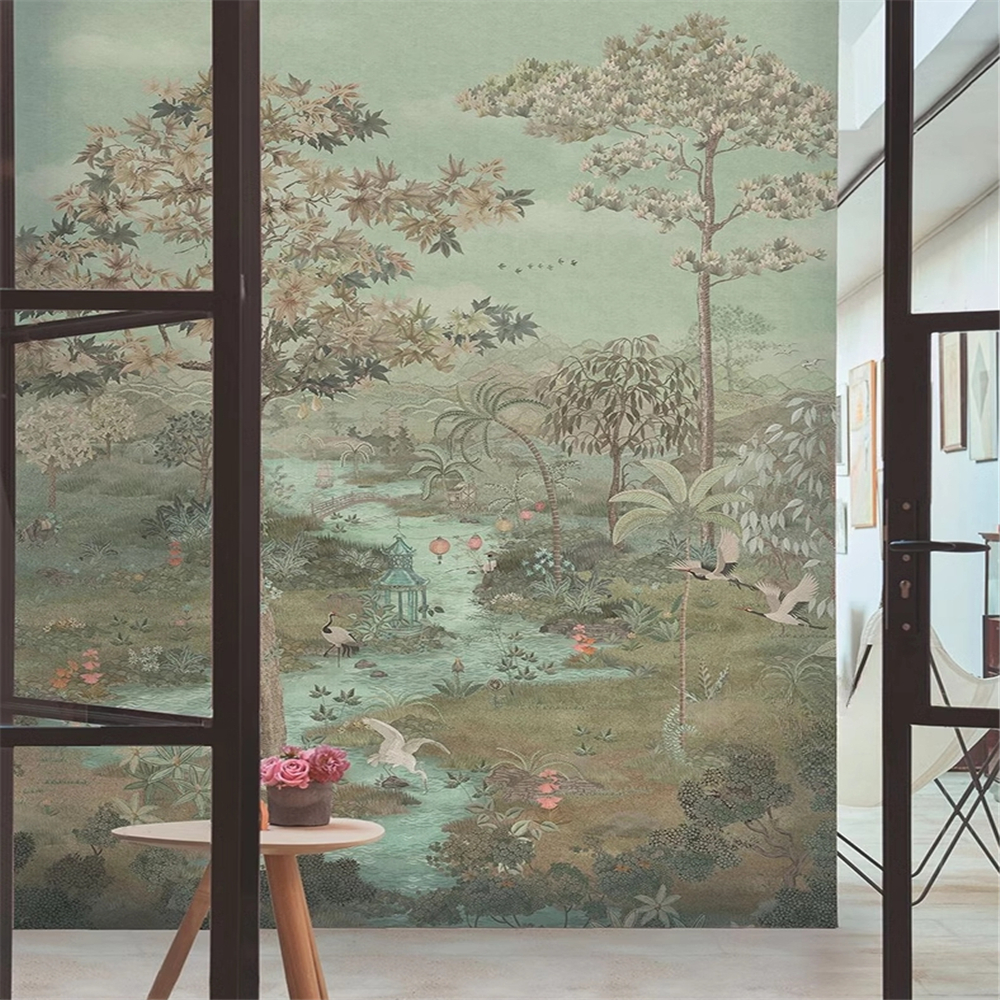 custom Photo Mural  Green Land - đánh giá và giá Home Improvement Materials
