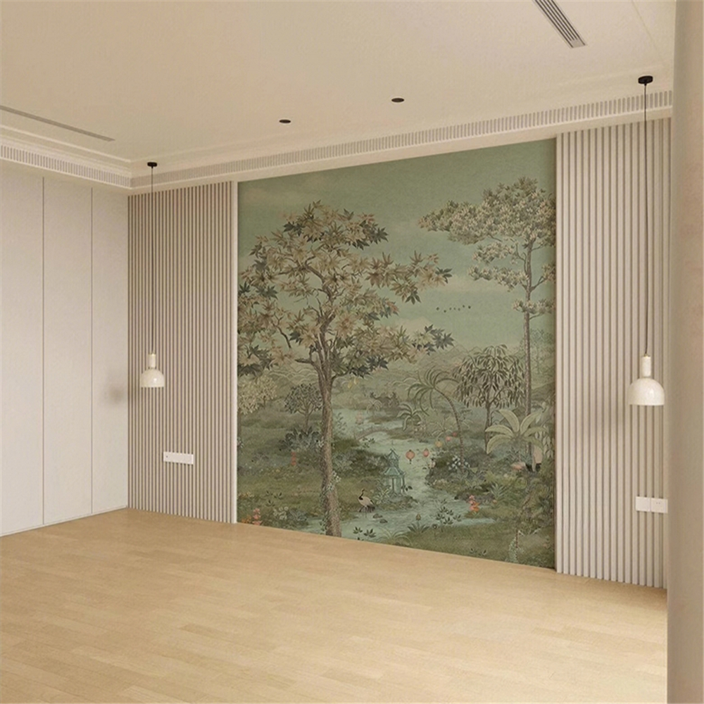 custom Photo Mural  Green Land - đánh giá và giá Home Improvement Materials
