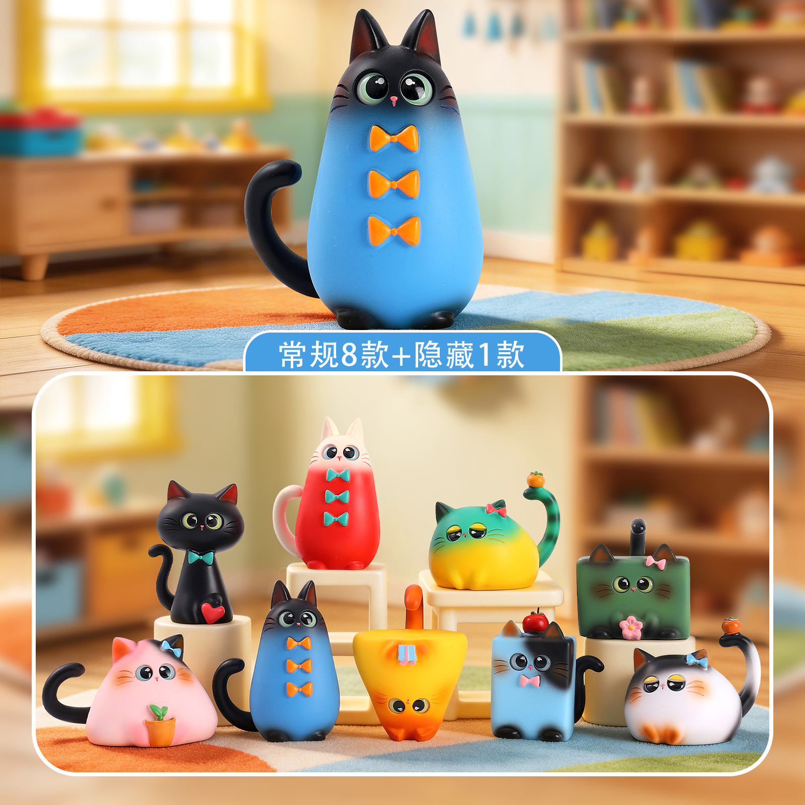 Blind Box Cat Figurine Resin C - đánh giá và giá Home Improvement And Hardware