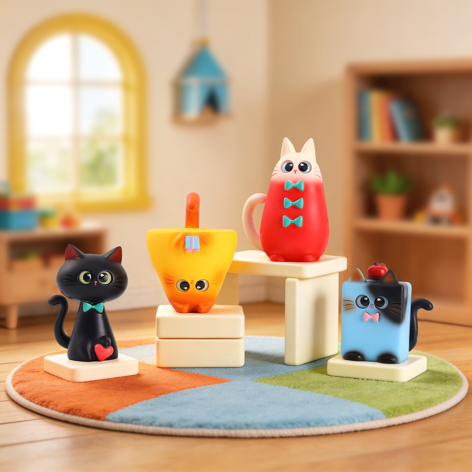 Blind Box Cat Figurine Resin C - đánh giá và giá Home Improvement And Hardware