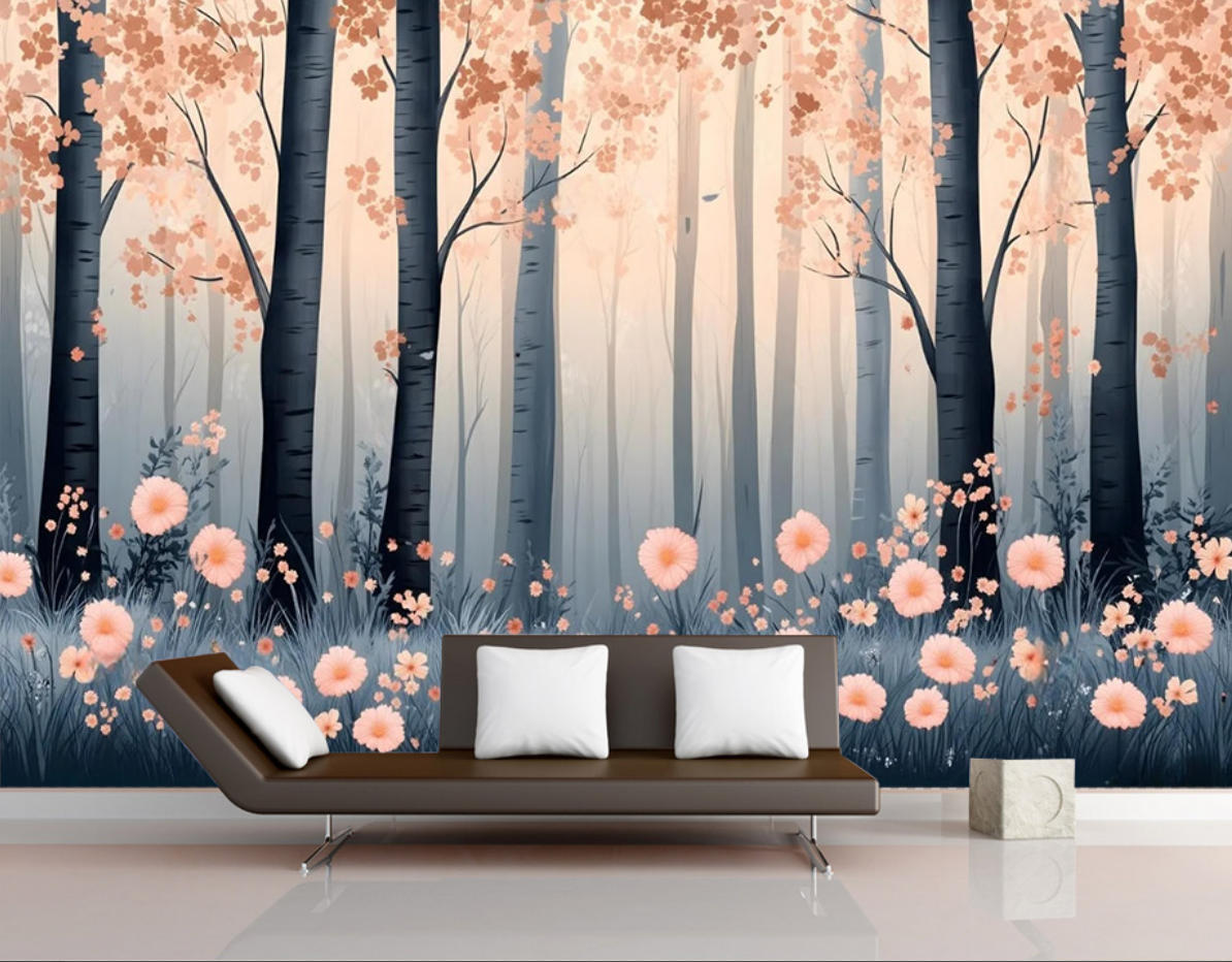 custom Green Forest wallpapers - đánh giá và giá Home Improvement Materials