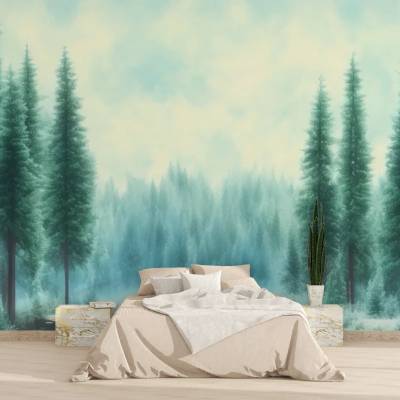 custom Green Forest wallpapers - đánh giá và giá Home Improvement Materials