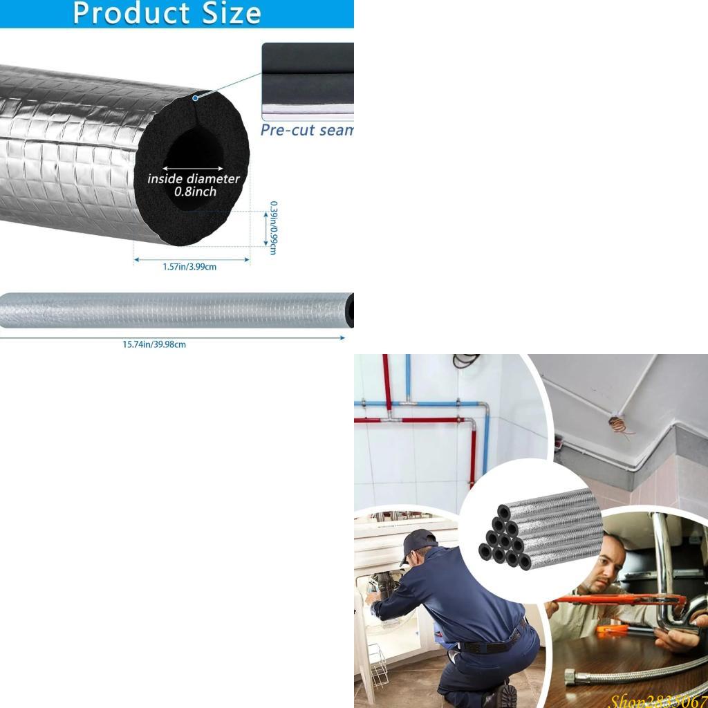 10Pcs Freeze Cover Pipe Wrap I - đánh giá và giá Pipe Insulation Foam