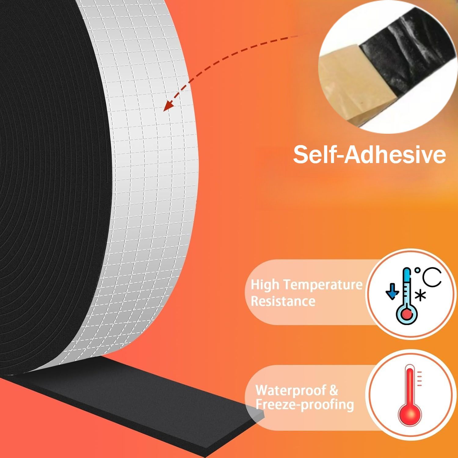 Pipe Insulation Wrap Self Adhe - đánh giá và giá Pipe Insulation Foam