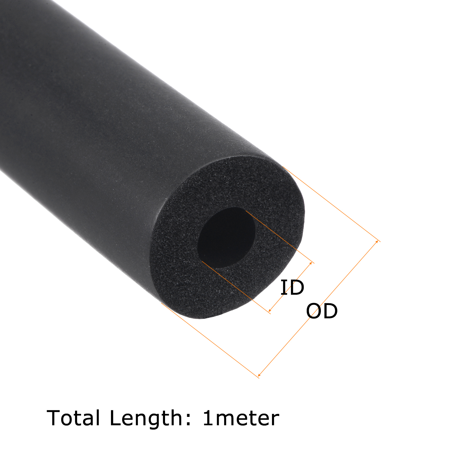 1Meter NBR Sponge Foam Rubber  - đánh giá và giá Pipe Insulation Foam