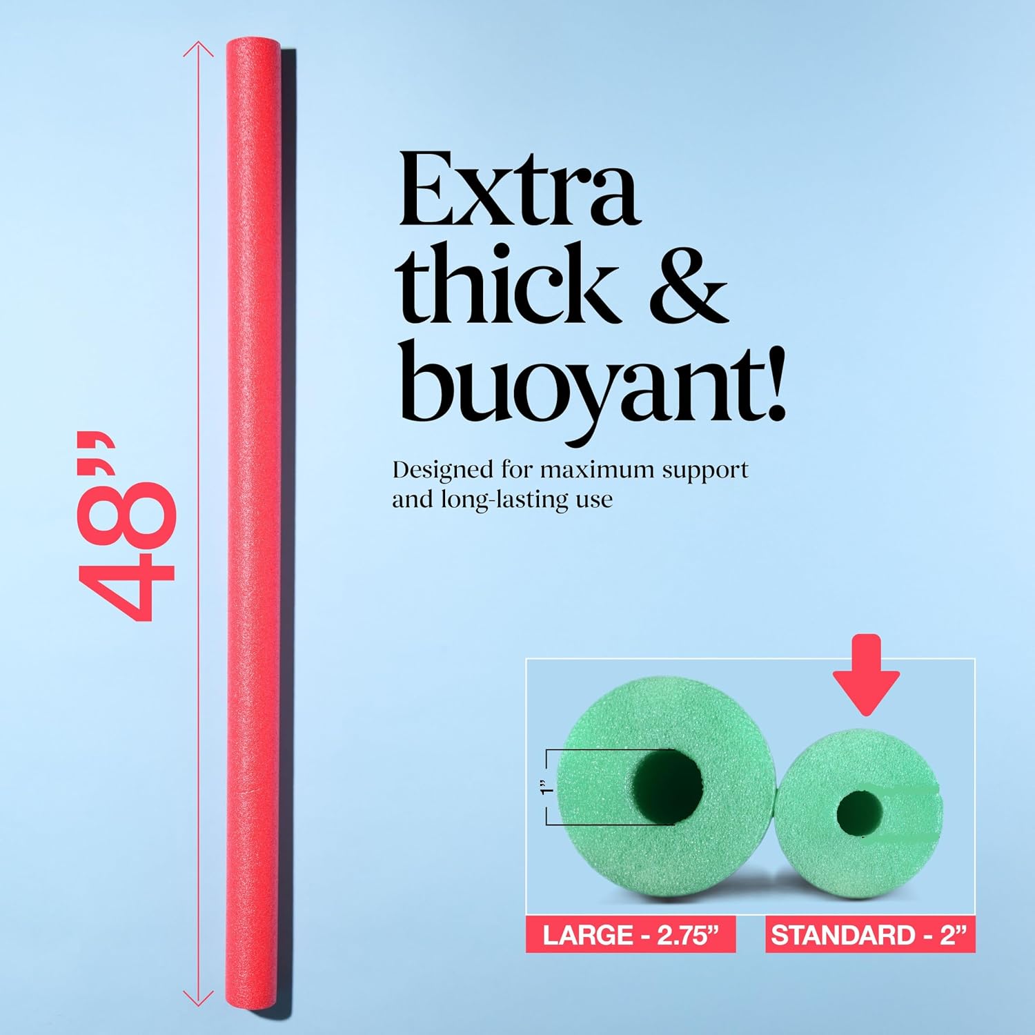 40 Pack Pool Noodles Foam - 4  - đánh giá và giá Pipe Insulation Foam